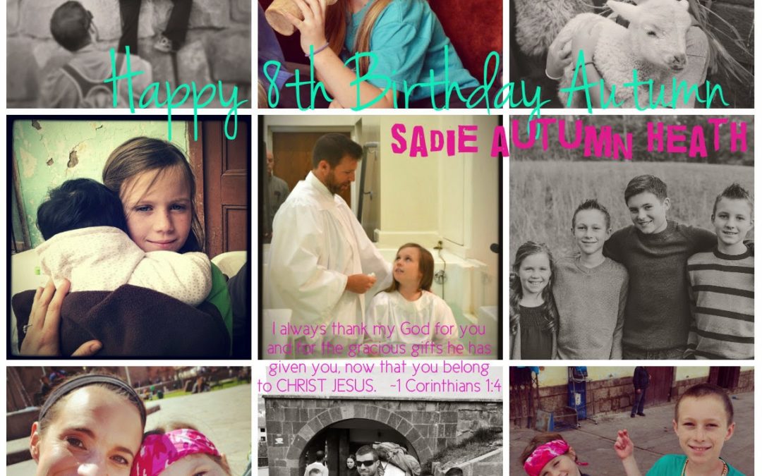 Happy 8th Birthday, Autumn!