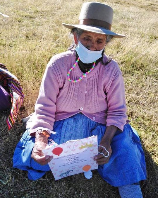 Weekly Bible study in the village of Occoruro